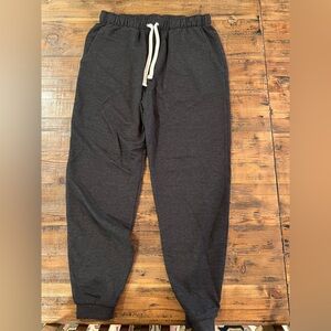 Men's Black Jogger Sweatpants with Drawstring